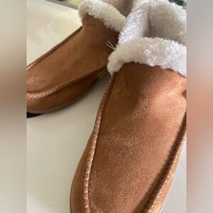 NWT Sonoma Women's Faux Fur Mabbell Style Ankle Boot Slippers Chestnut S 6-7